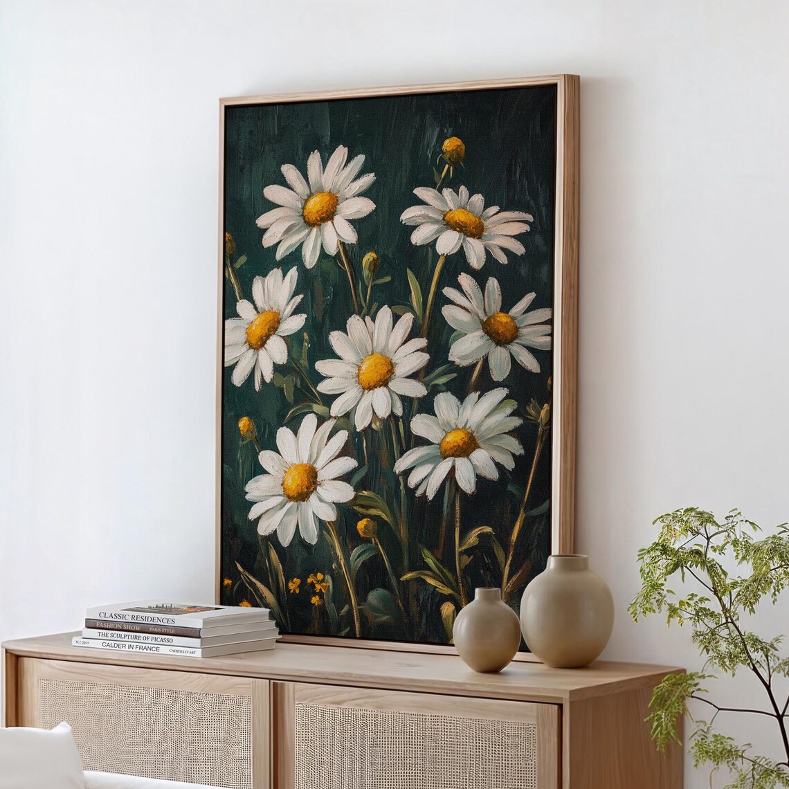 Rustic Daisy Floral, Nature-Inspired Decor