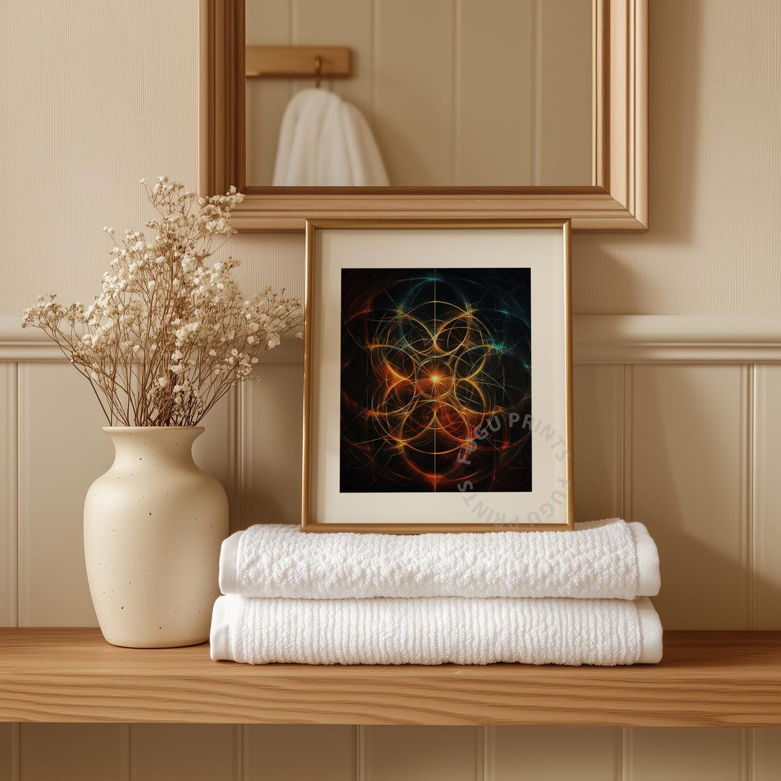 Fractal Art Geometric Wall Art Print - Image 3