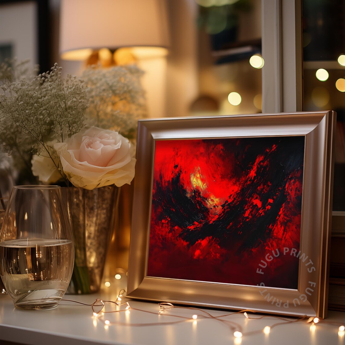 Abstract Expressionist Wall Art, Bold Home Decor - Image 3