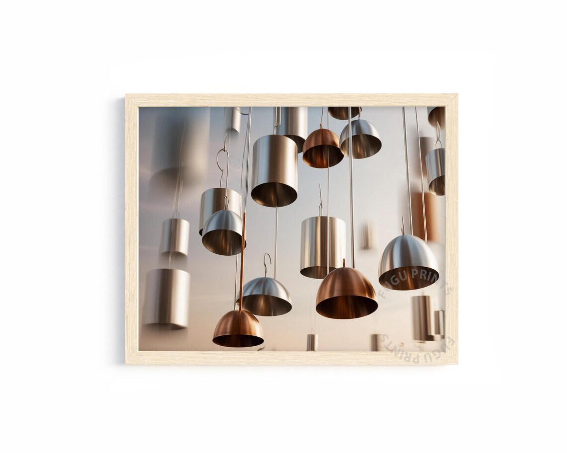 Metallic Pendant Lights, Modern Industrial Minimalist