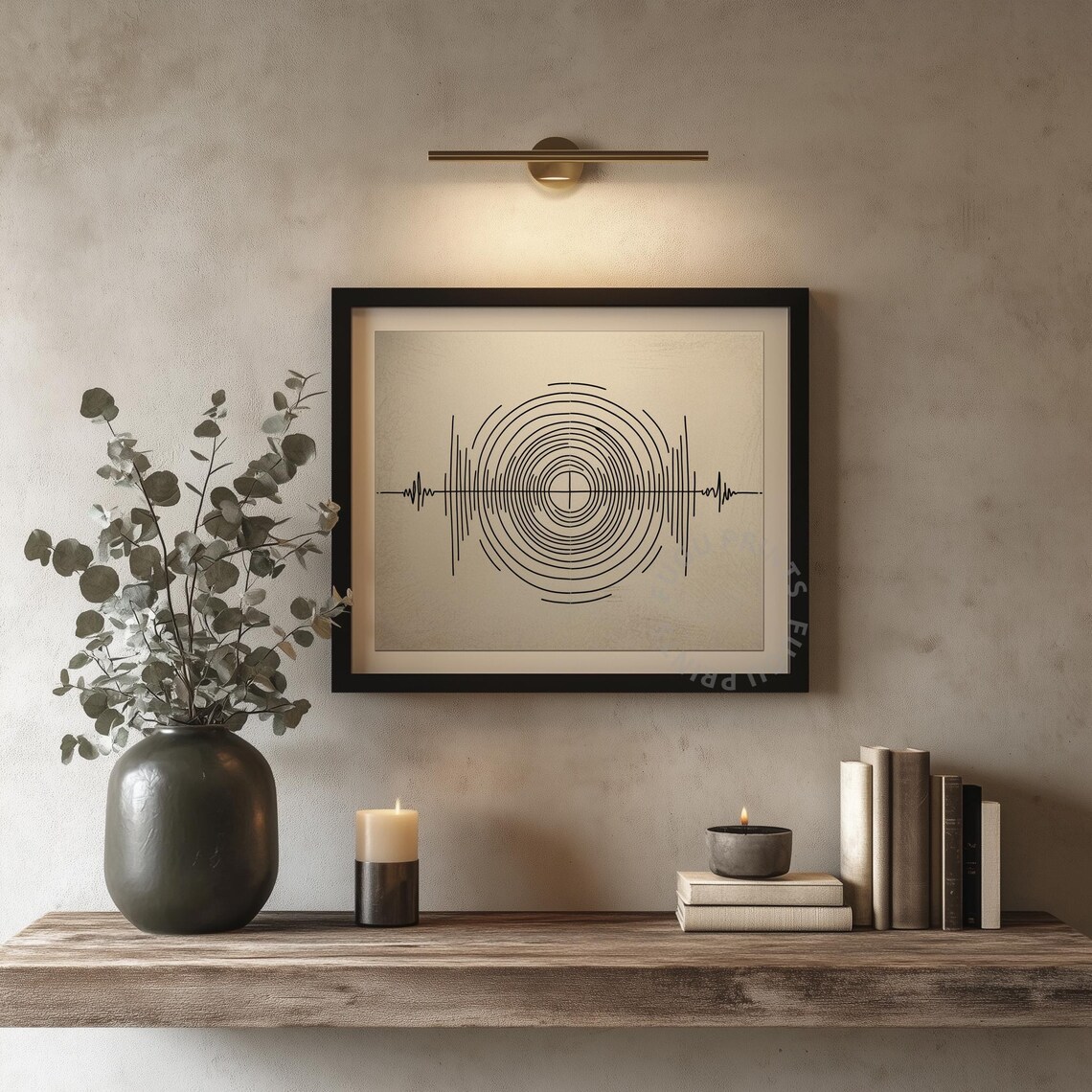 Sound Wave Art, Minimalist Wall Art Print - Image 4