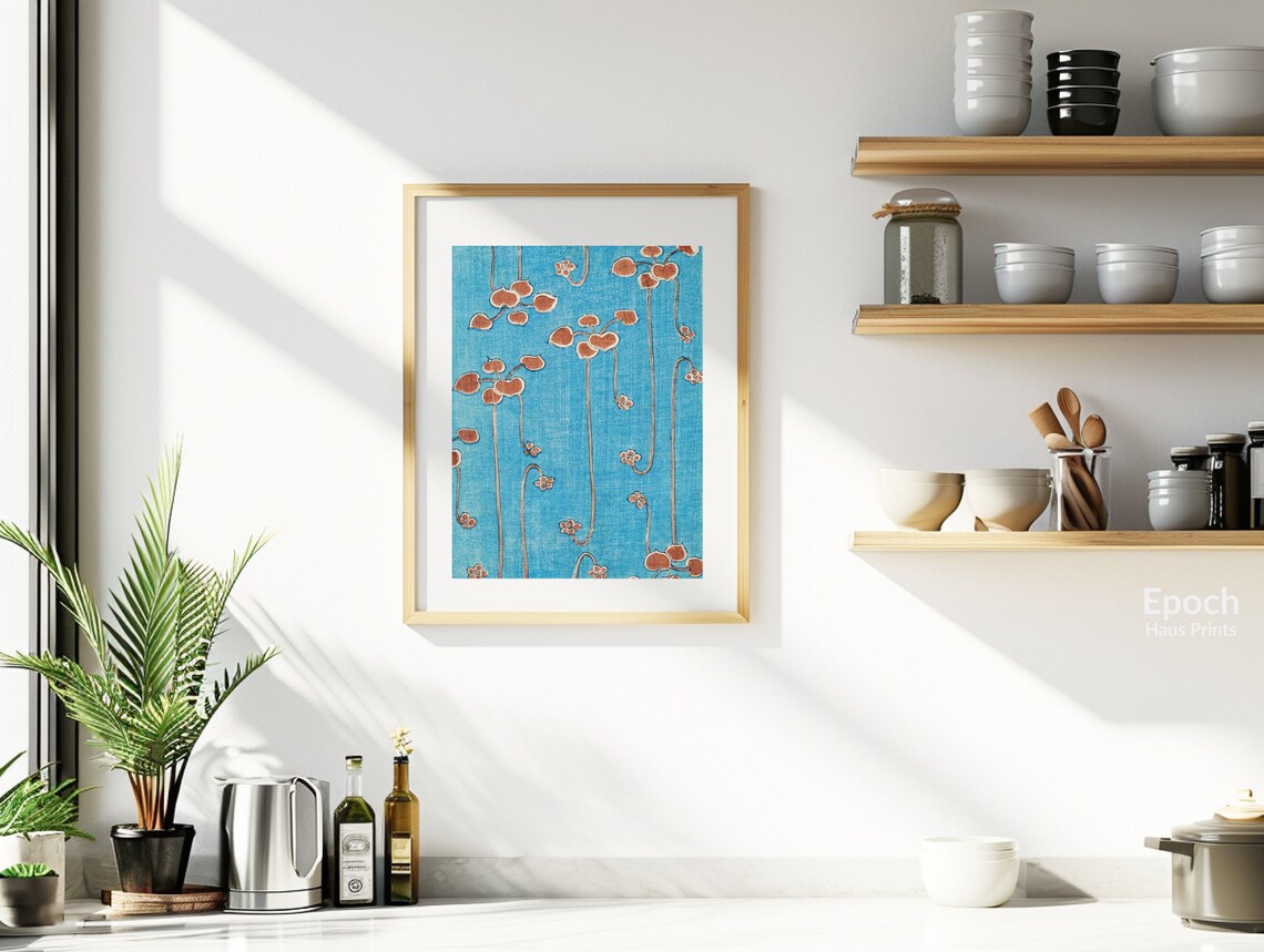 Vines Illustration By Shin Bijutsukai, Japanese Woodblock - Image 3