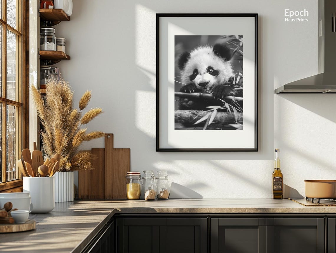 Baby Panda Bear Photograph, Animal Wall Art Print - Image 3