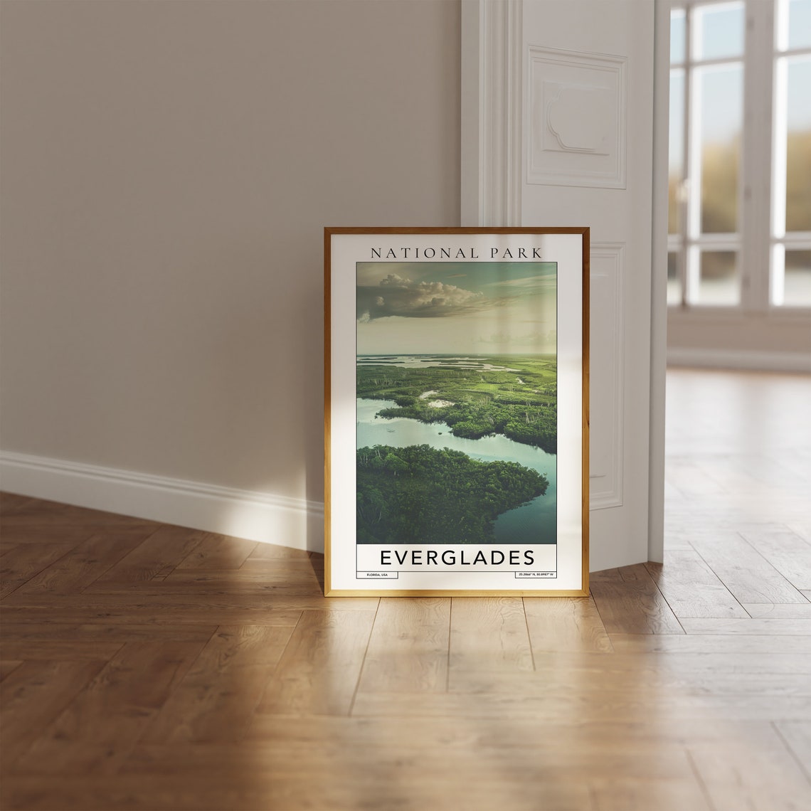 Everglades Florida Aerial Mangrove Wetlands River National Park Poster - Image 3