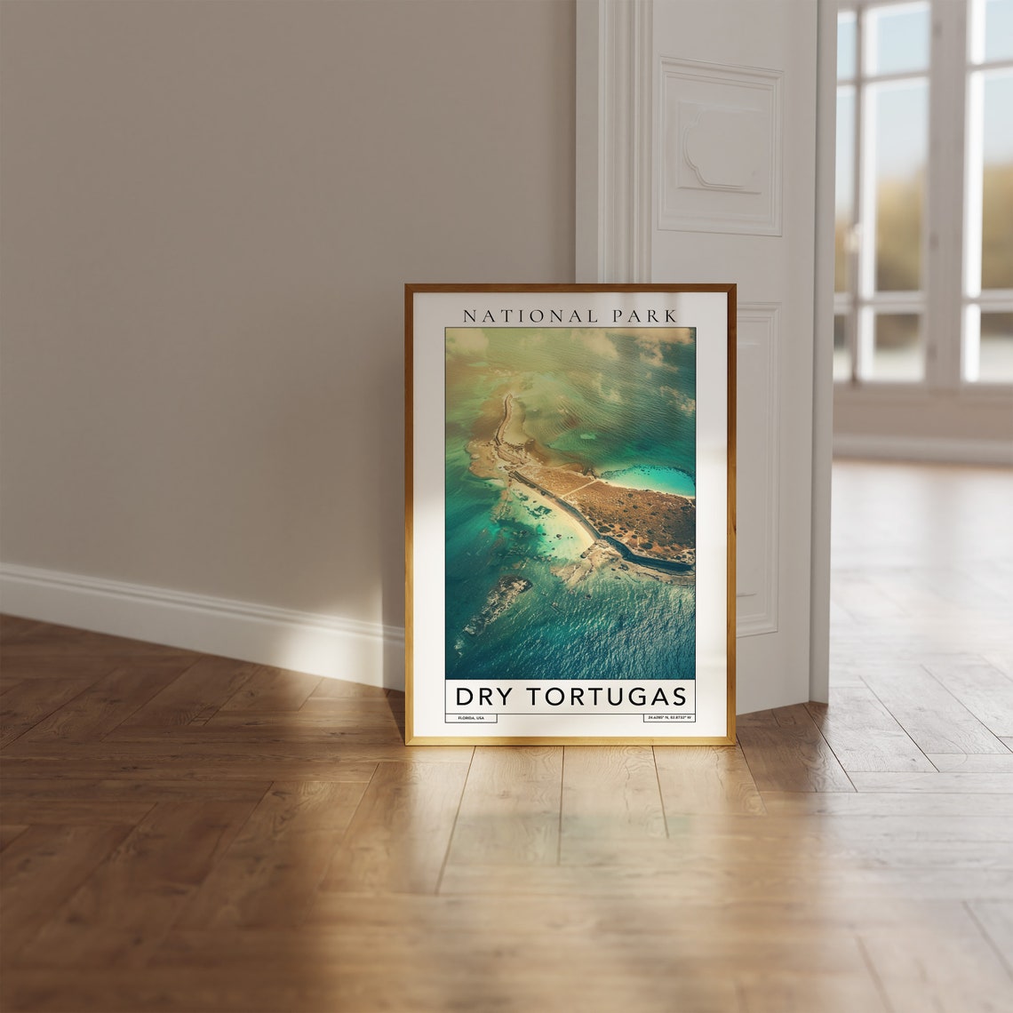 Dry Tortugas National Park Travel Print Dry Tortugas Florida Print Dry Tortugas National Park Dry Tortugas National Park Poster Wall Art - Image 3
