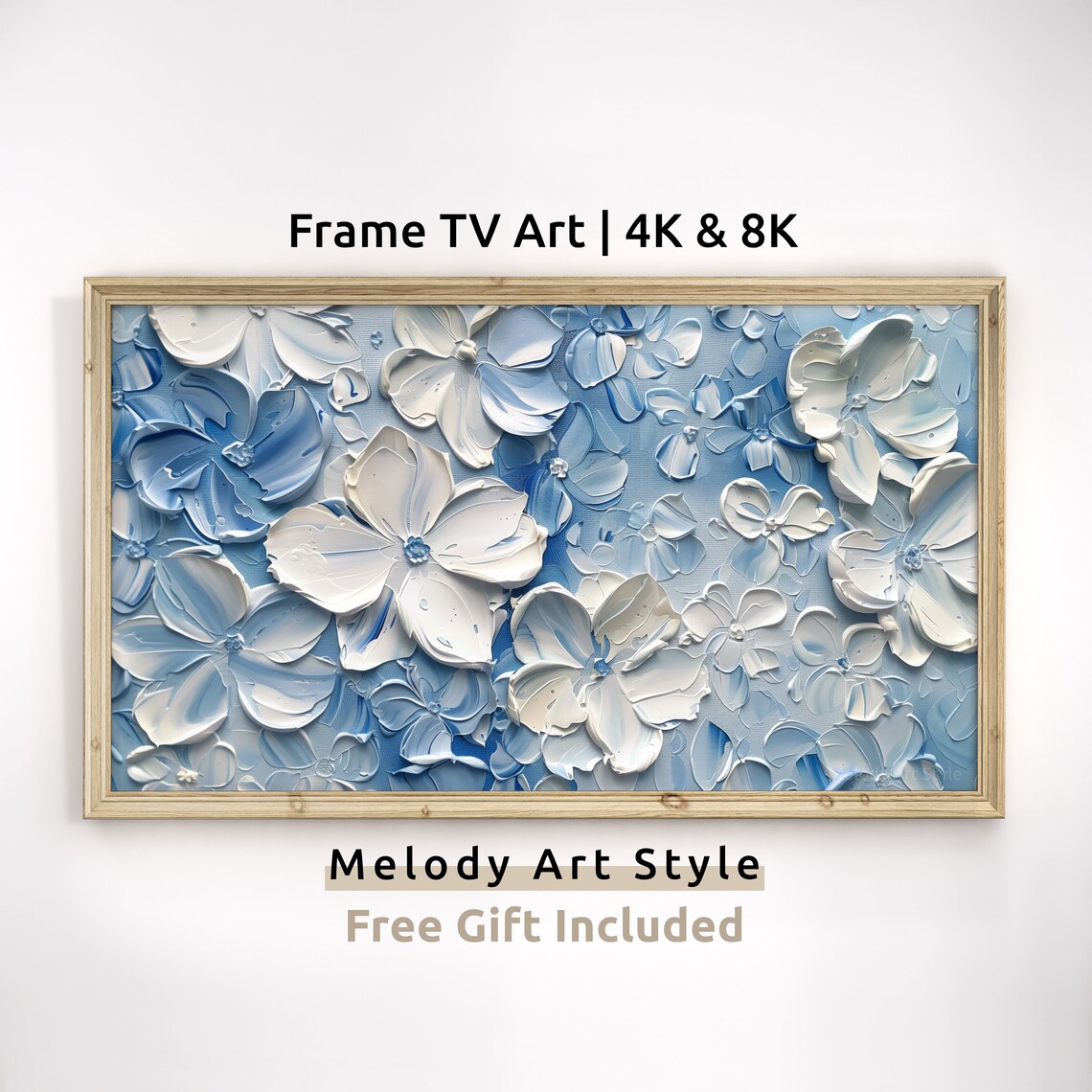 Hydrangea Painting Art Print, Floral Spring Decor
