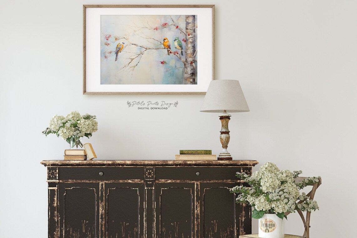 Spring Garden Vintage Oil Painting, Cottagecore Print - Image 2