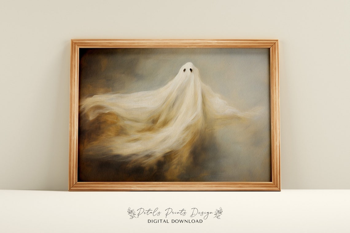 Vintage Rustic Halloween Art Print
