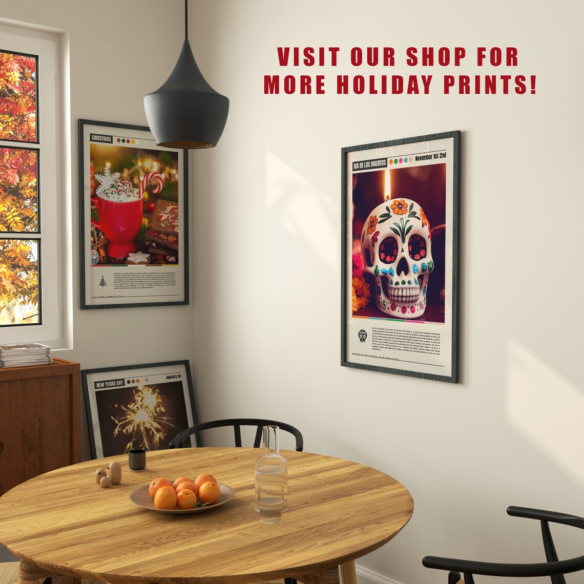 Day Of The Dead Poster, Dia De Muertos Wall Art - Image 6