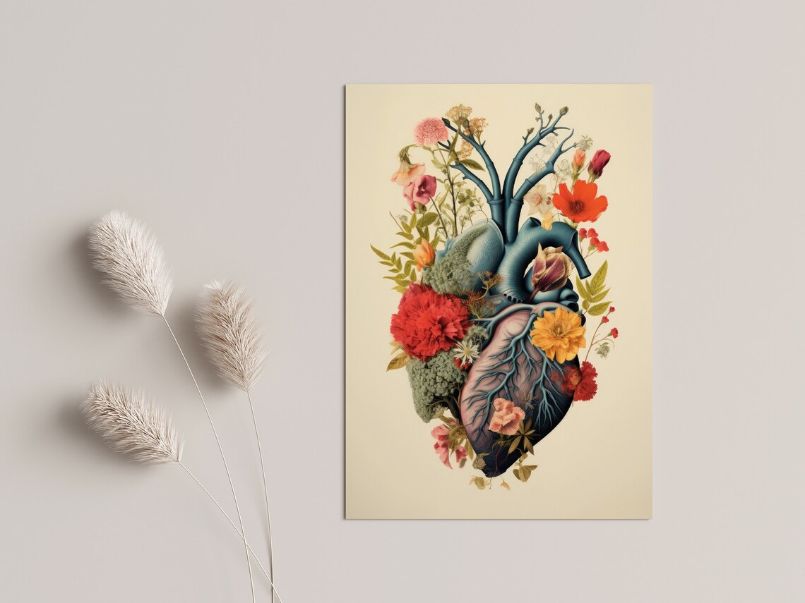 Living Room Botany Illustration Lungs Nature Art Print