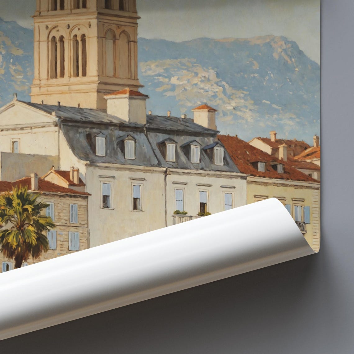 Split Travel Print Croatia Travel Poster Painted Wall Art Home Decor Framed Personalized Print Vacation Travel Gift - Image 3