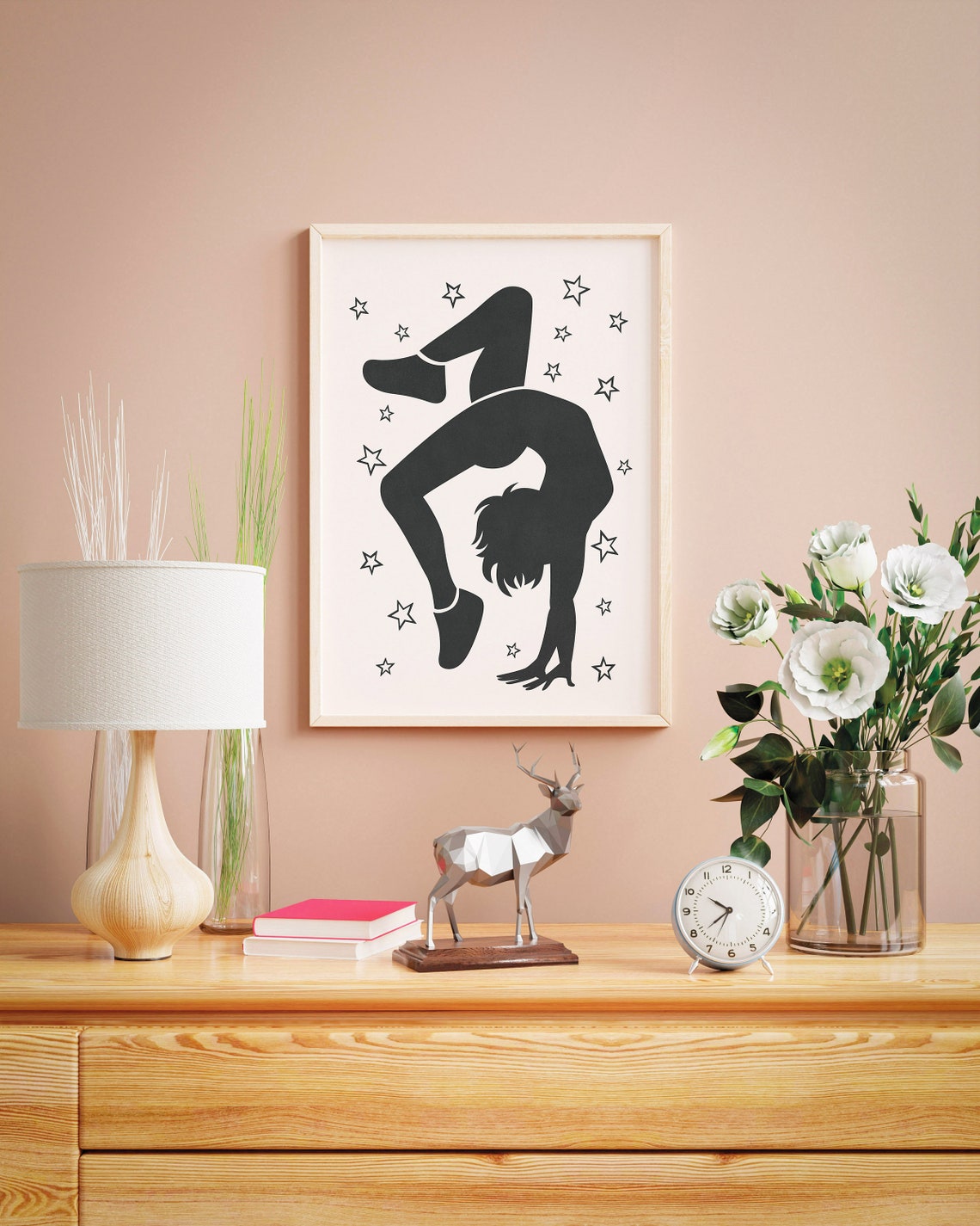 Funky Wall Art Inspirational Print Funky Decor Inspirational Wall Poster Print At Home Gymnastics Wall Decor - Image 2