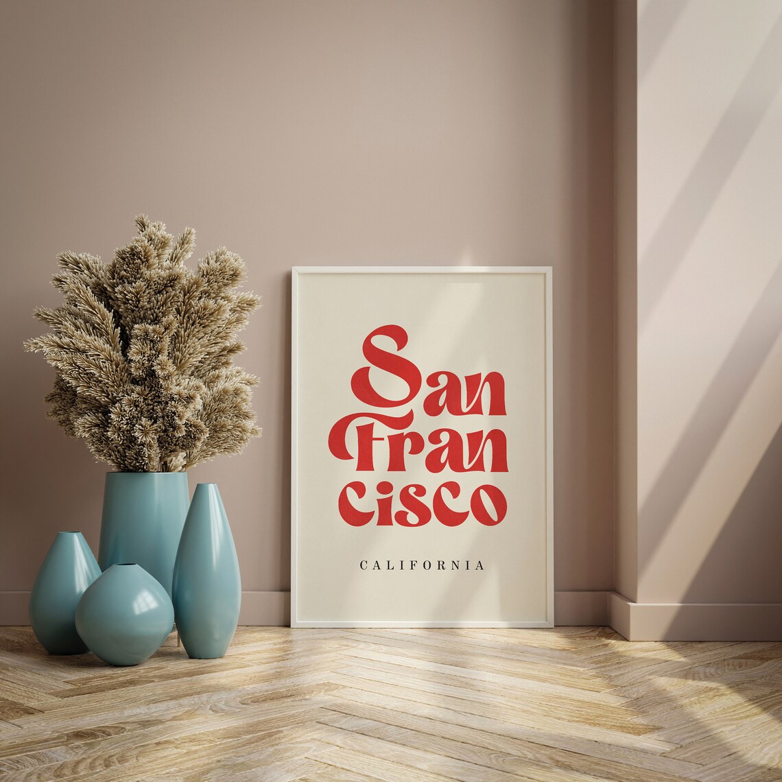 San Francisco Retro Travel Poster, Urban Wall Art - Image 2
