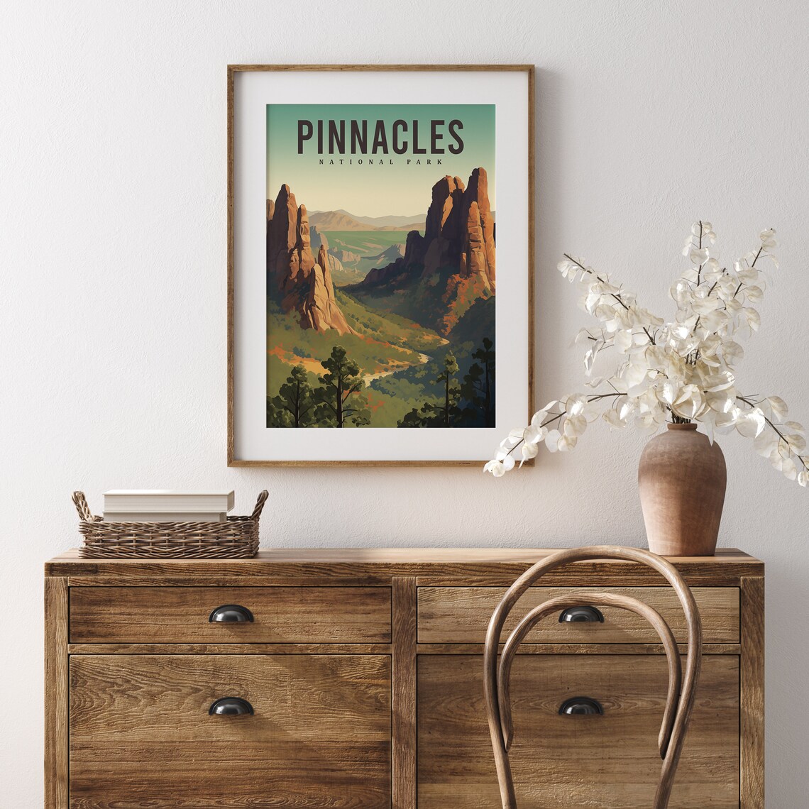 Pinnacles National Park California Travel Poster - Image 2