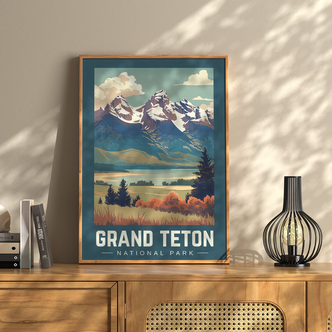 Grand Teton National Park Vintage Travel Poster - Image 3
