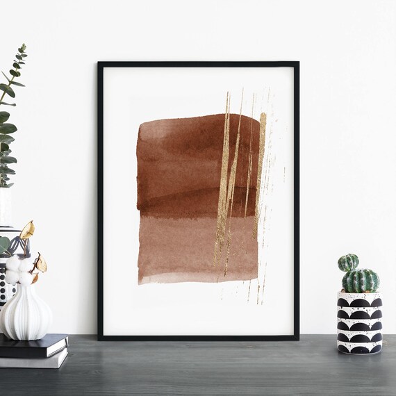 Neutral Abstract Print Wall Art 4x6 5x7 A4 A3 A2 A1