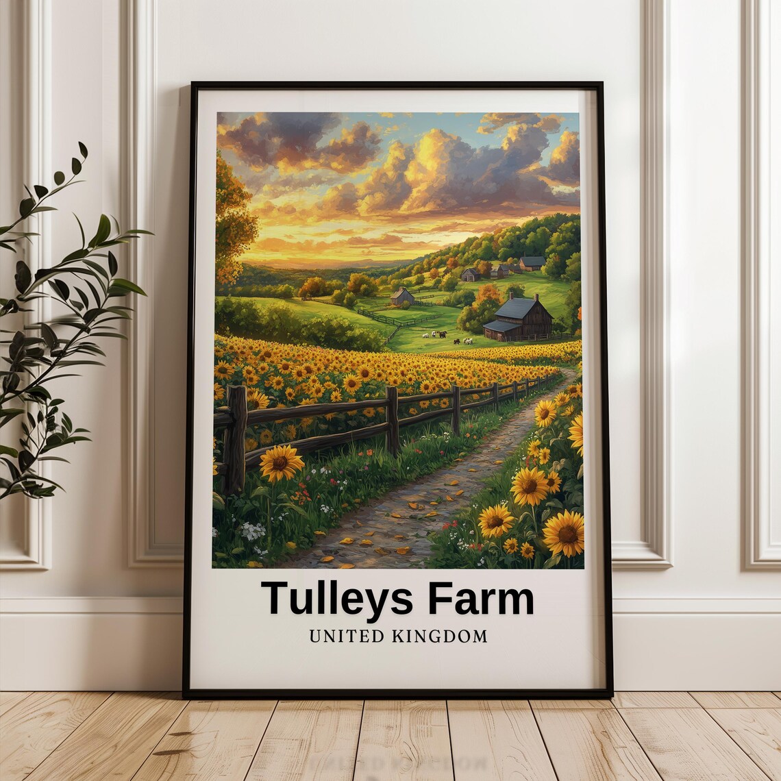 Tulleys Farm Travel Poster, United Kingdom