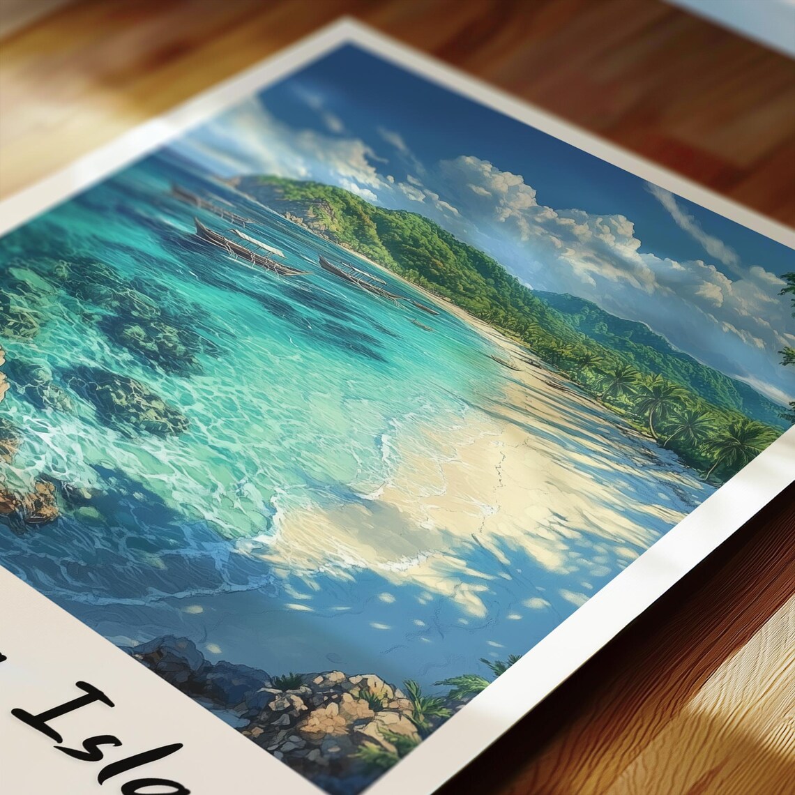 Malapascua Island Philippines Travel Poster - Image 2