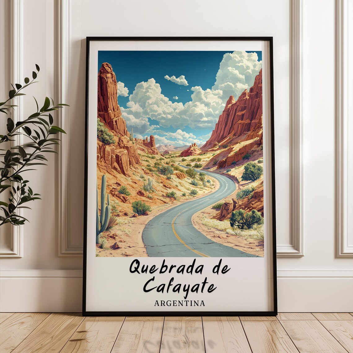 Quebrada De Cafayate Travel Poster, Argentina