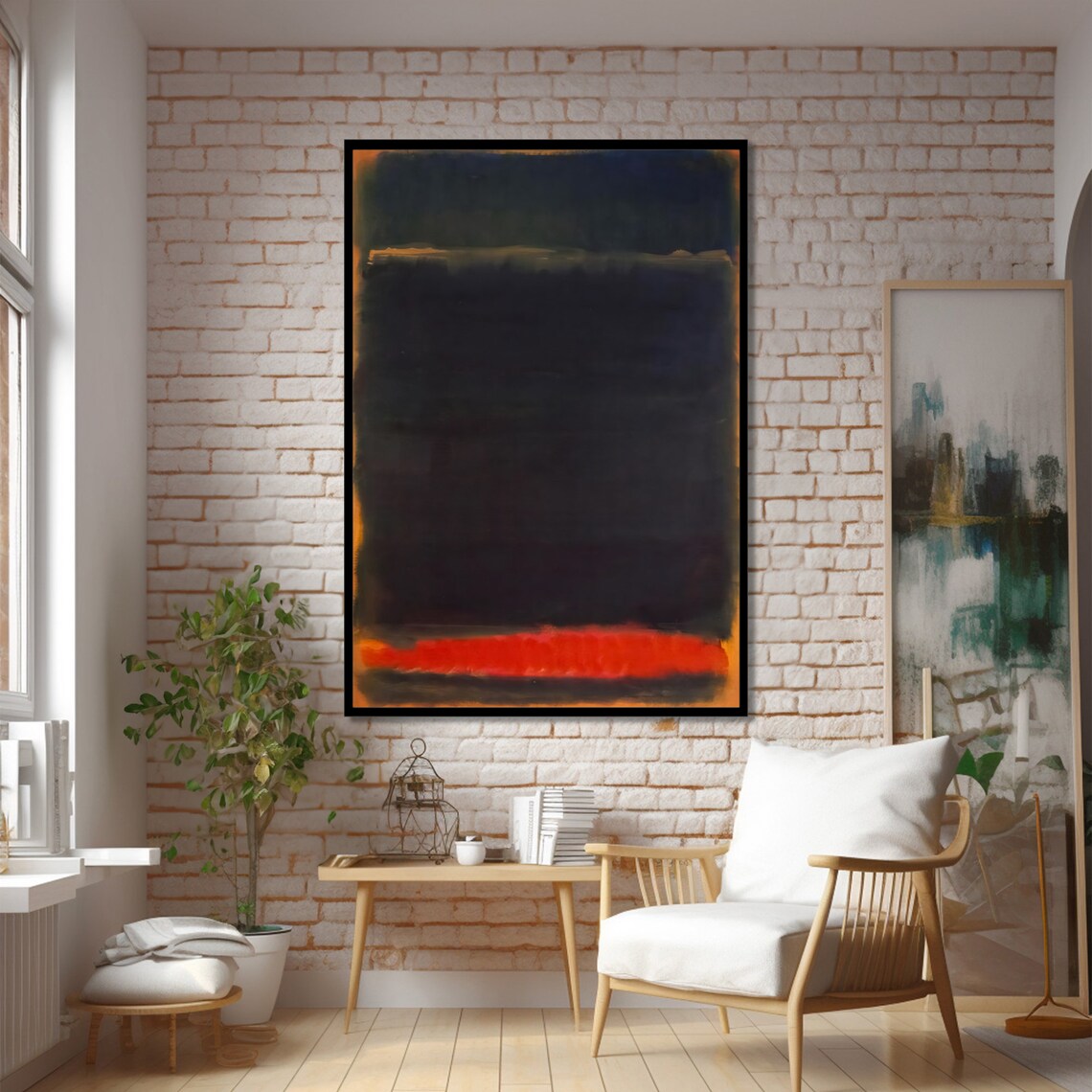 Mark Rothko Style Abstract Art Print, Dramatic - Image 2