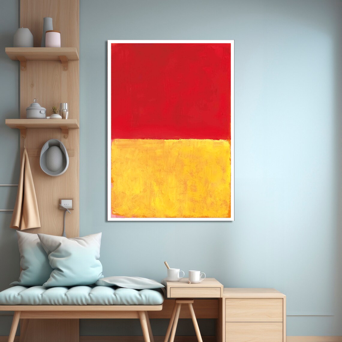 Mark Rothko Style Abstract Art Print, Modern Decor - Image 4