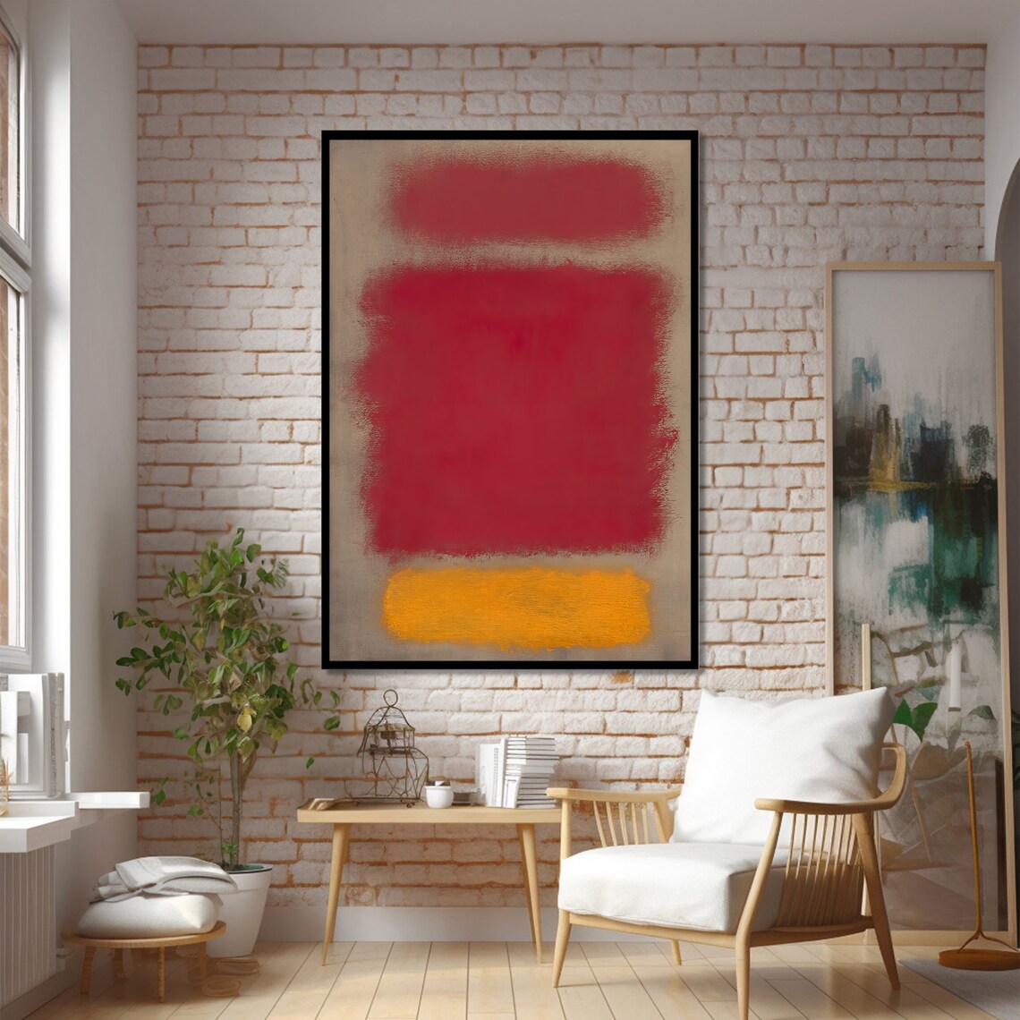 Mark Rothko Style Abstract Art Print, Modern Decor - Image 2