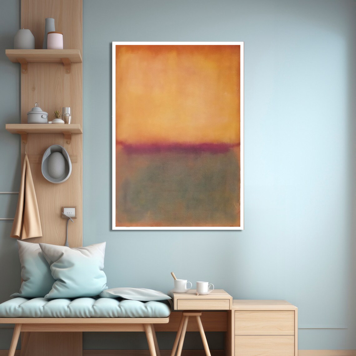Mark Rokhto Inspired Sunset Abstract, Modern Decor - Image 3