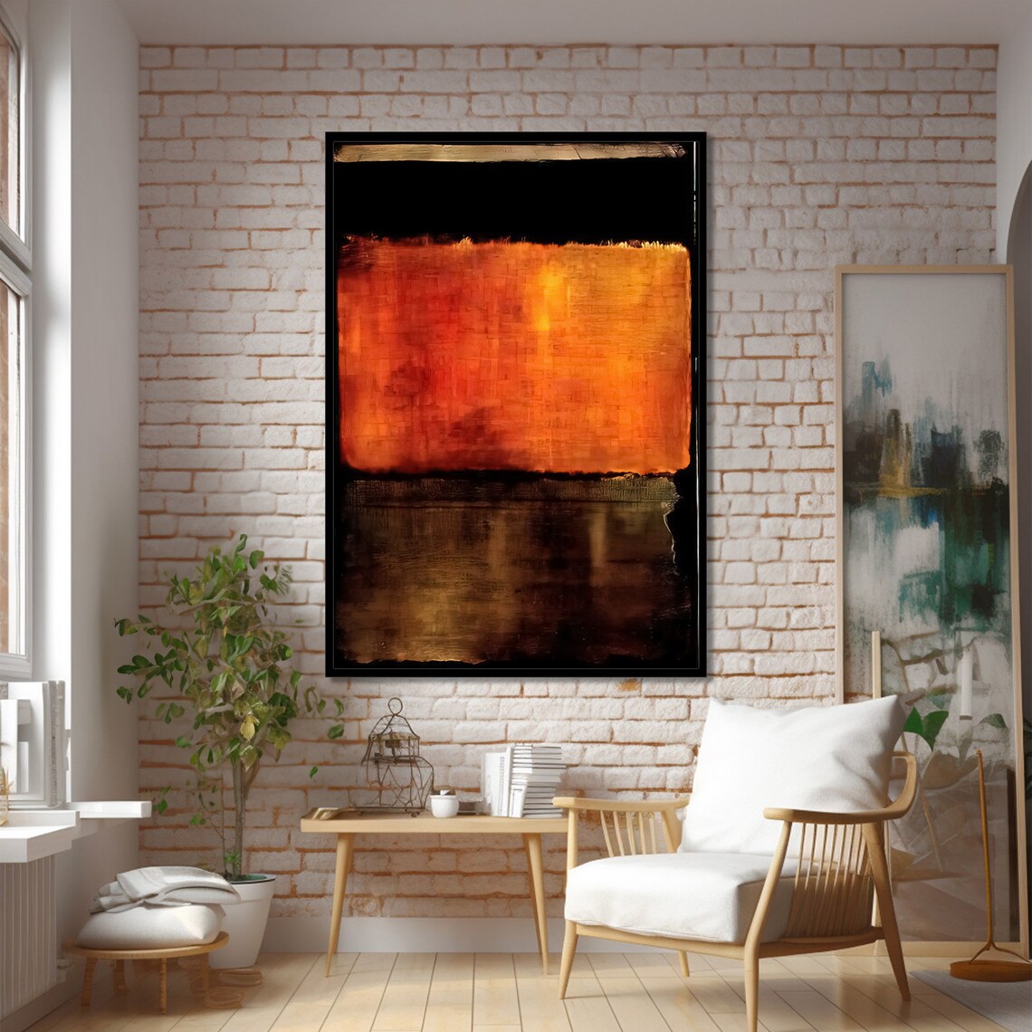 Mark Rokhto Inspired Abstract, Minimalist Art Print - Image 2