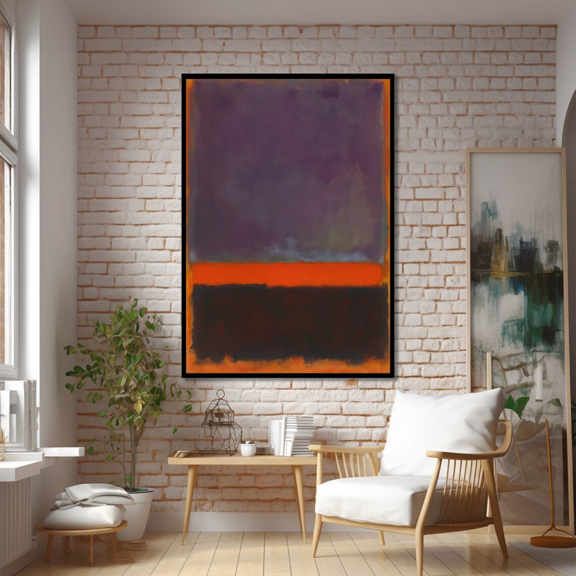 Mark Rokhto Inspired Abstract Art, Modern Decor - Image 2