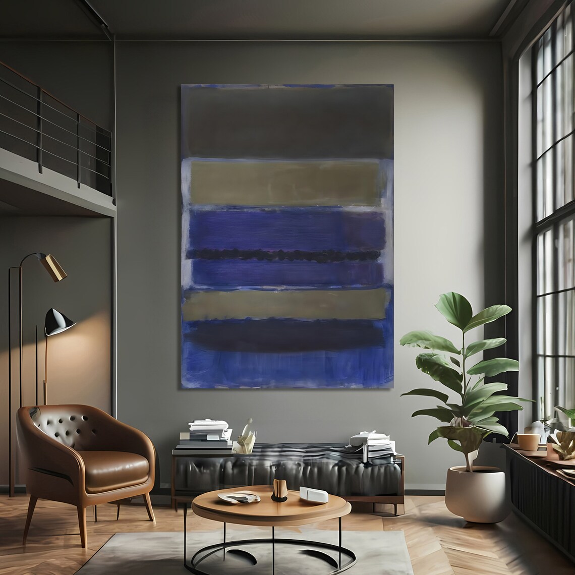 Mark Rothko Style Abstract Art Print, Tranquil Decor - Image 2