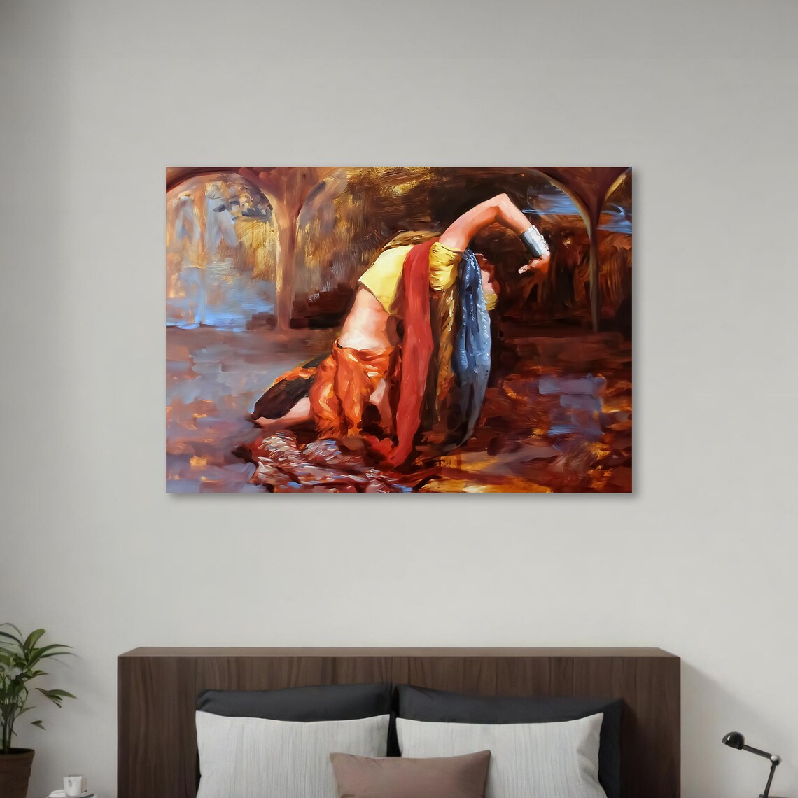 Exotic Dance Art Print, Vibrant Living Room Decor - Image 4