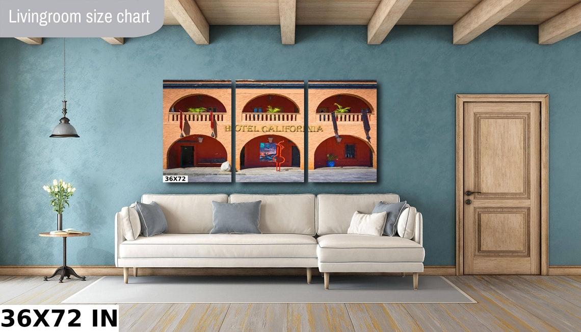 Hotel California Todos Santos Mexico Adobe Facade Arches Poster - Image 3