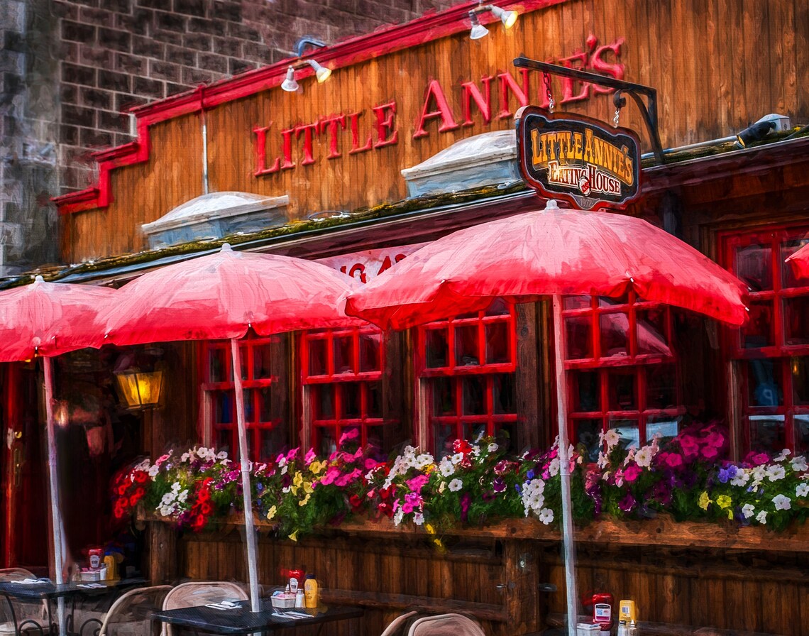 Aspen Colorado, Little Annie's Restaurant Art Print