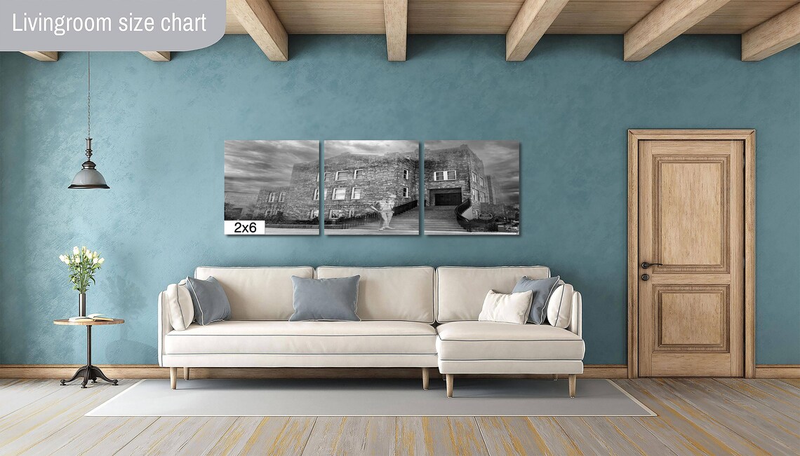 Tulsa Skyline and Church Studio, Leon Russell Art Print - Image 3