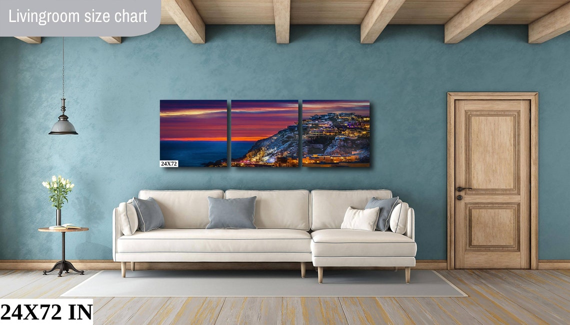 Cabo San Lucas Pedregal Hillside Villas Vivid Sunset Ocean Poster - Image 3