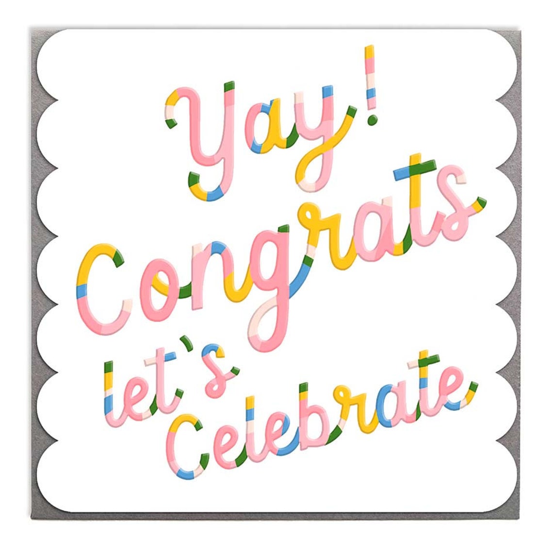 Yay Congratulations Card by Lola Design