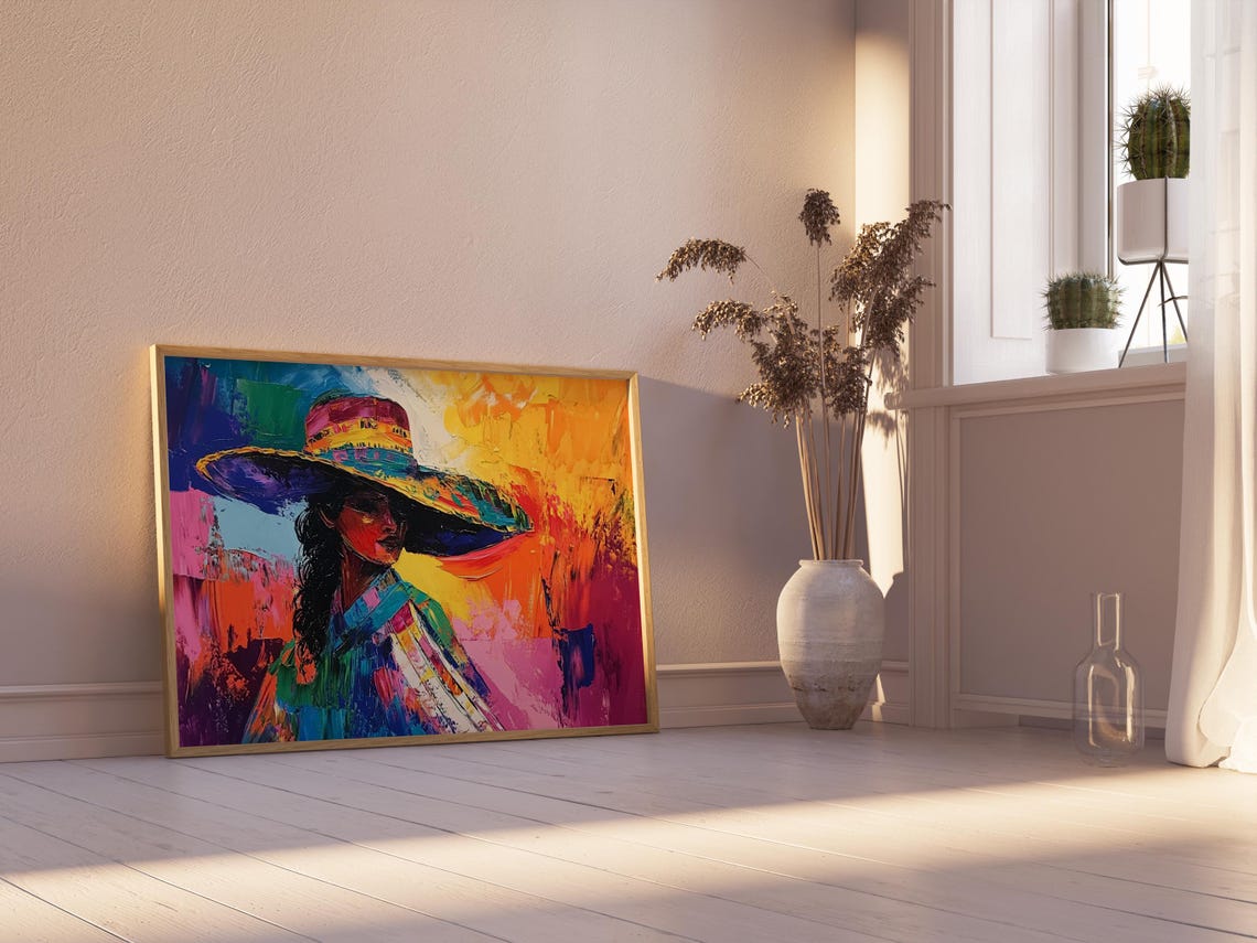 Mexican Art Print, Gift For Her - Image 2