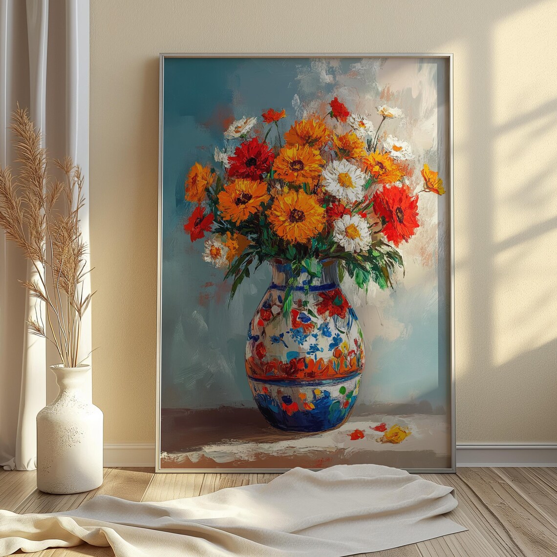 Floral Mexican Art Print, Trendy Valentine Gift - Image 3