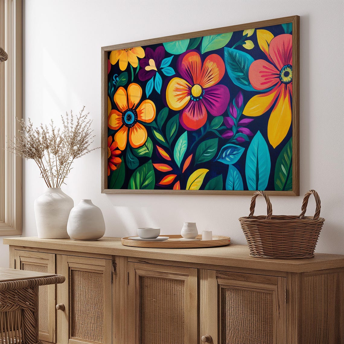 Mexican Wall Art Print, Gift For Her