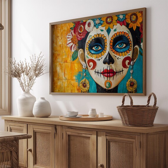 Mexican Wall Art, Gift For Her