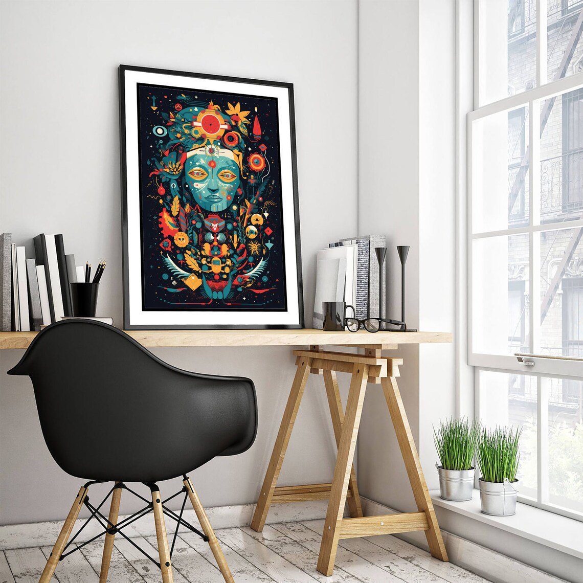 Psychonaut Holotone 4 Art Print, Psychedelic Wall Art - Image 3