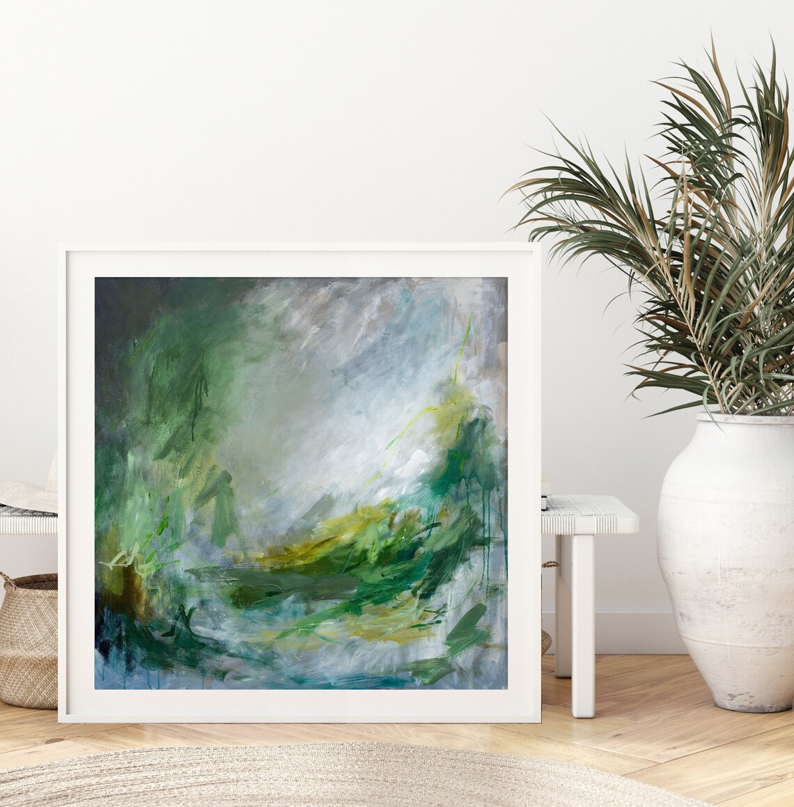 Abstract Contemporary Painting Art Print by Katie Jobling