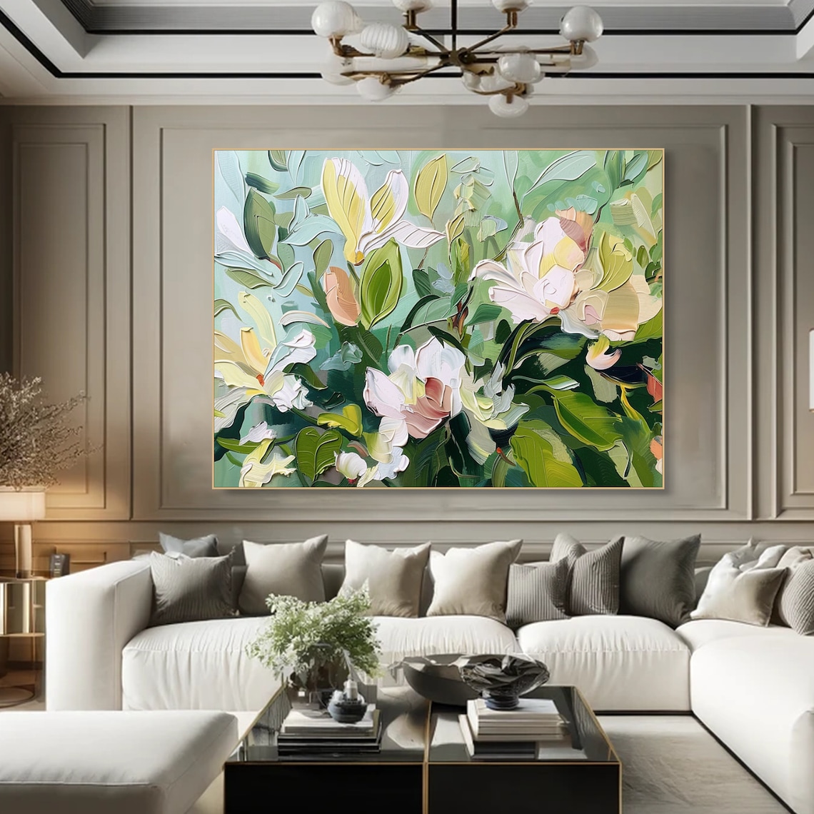 Botanical Garden Oil-Painting Style Art Print - Image 4