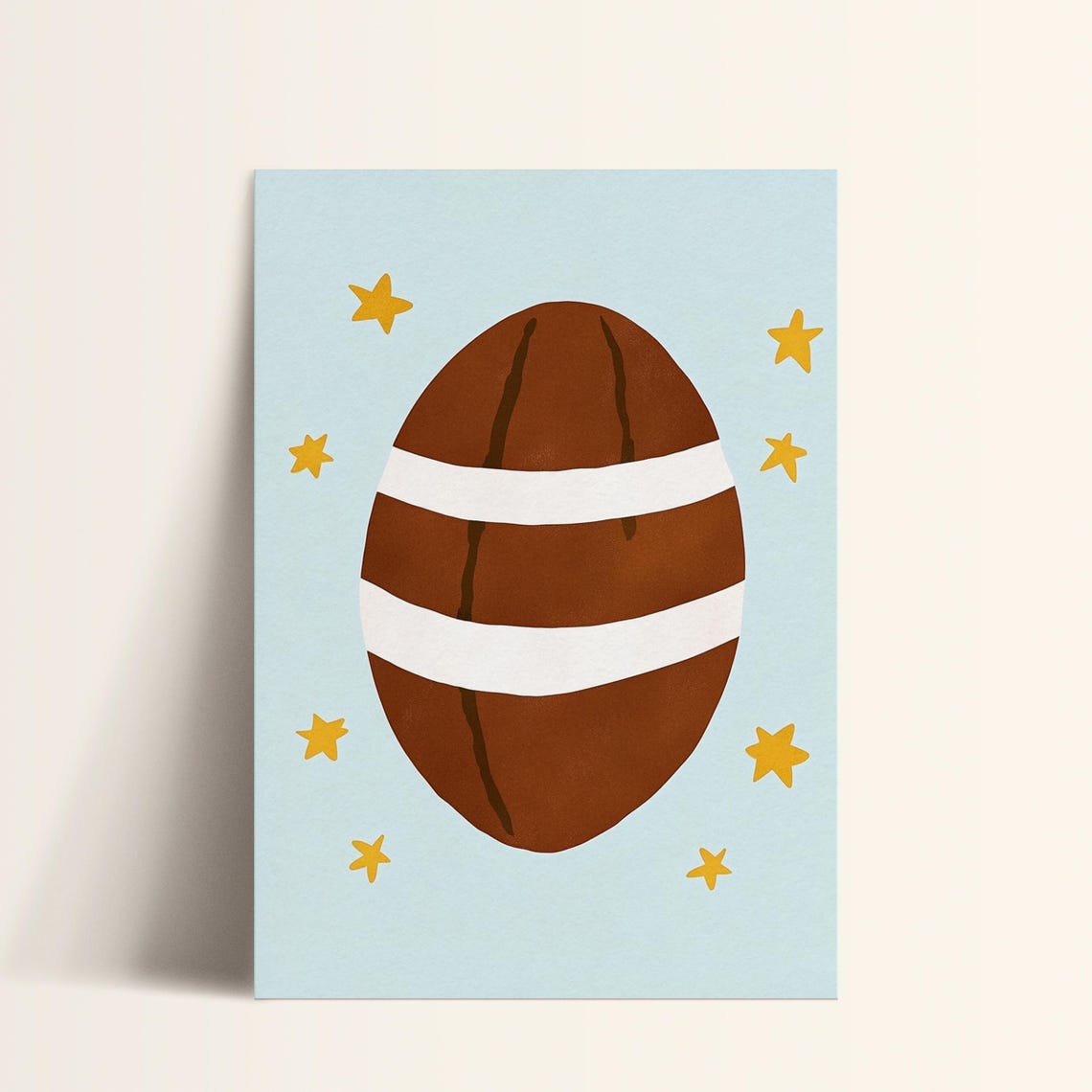 Football Wall Art Sports Themed Nursery Print Boys Room Decor Kids Wall Art Poster Athletic Room Decor Toddler Sports Decor - Image 5