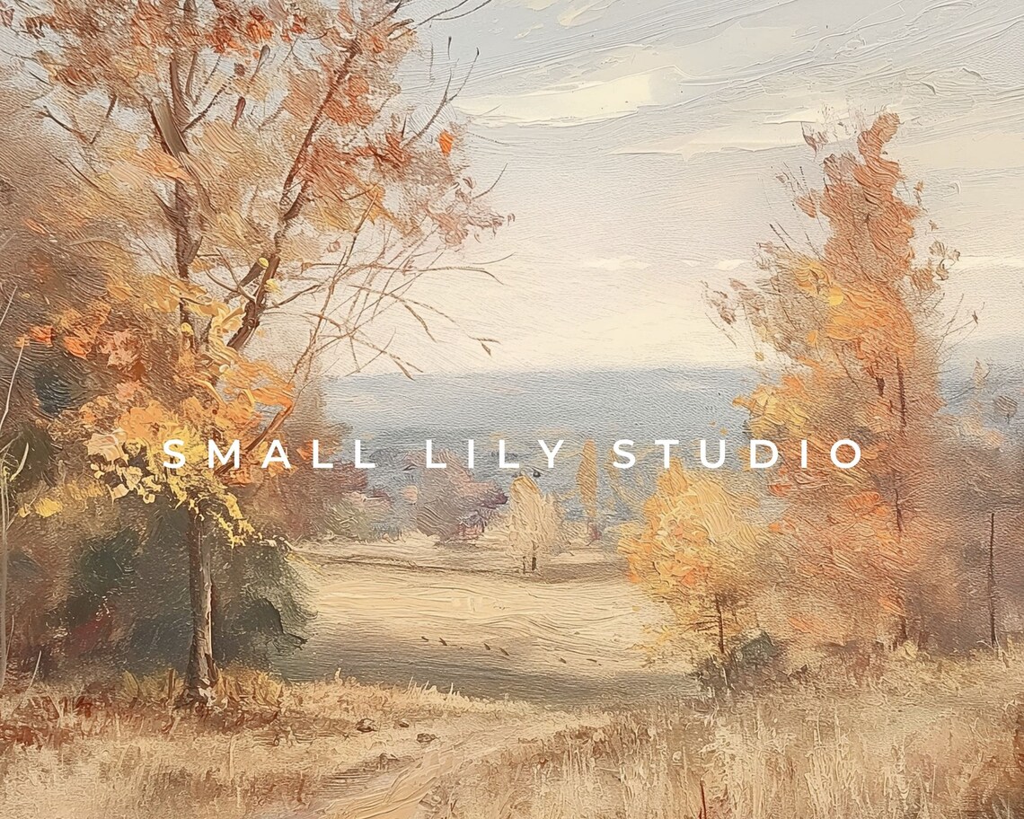 Autumn Countryside Landscape, Farmhouse Art Print - Image 3