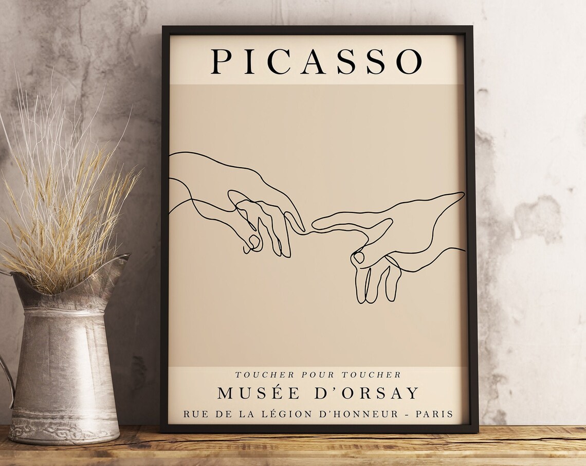 Picasso Toucher Pour Toucher Exhibition Art Print - Image 3