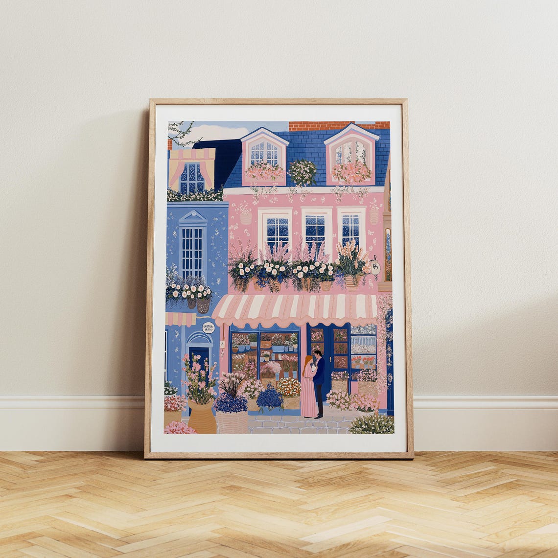 Flower Shop Print Florist Print Garden Shop Flower Market Print Flower Shop Floral Pink Wall Art Spring Wall Art Floral Wall Art 24 - Image 3