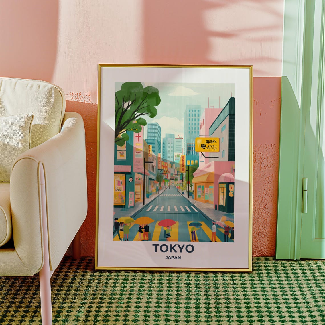 Tokyo Travel Poster Tokyo Poster Tokyo Travel Print Tokyo City Print Travel Print Travel Poster Tokyo Wall Decor Japan Poster 010 - Image 5