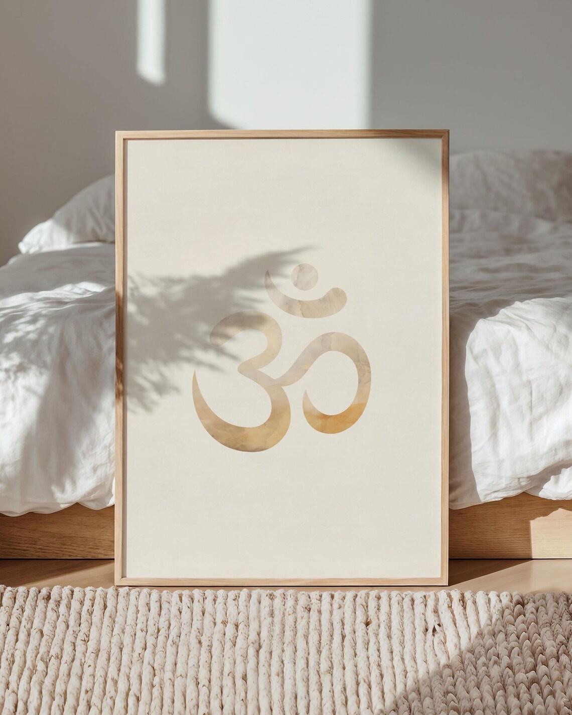 Om Symbol Zen Spiritual Yoga Art Print