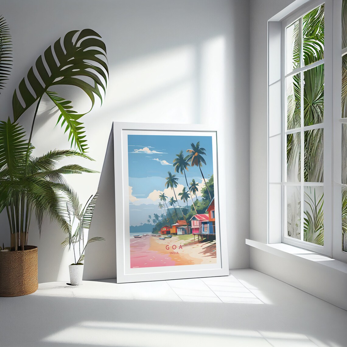 Goa Travel Poster, India Travel Art Print - Image 4